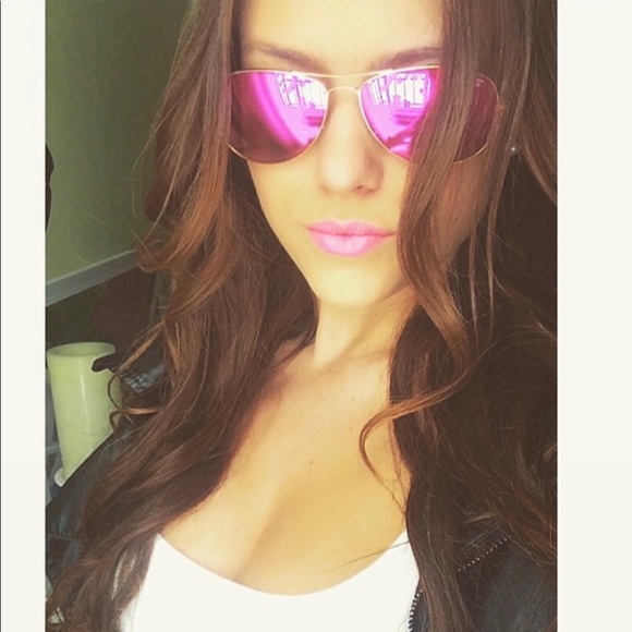 Pink ray ban sunglasses ! - Picture 1 of 5